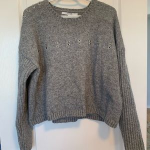 Guess Sweater with Silver Rings